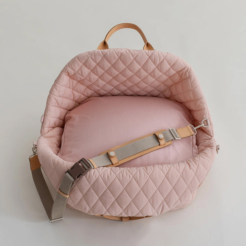 Portable Foldable Cat Carrier Bag - Lightweight Pet Handheld Crossbody Bag