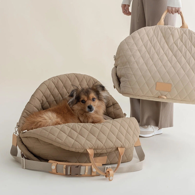 Portable Foldable Cat Carrier Bag - Lightweight Pet Handheld Crossbody Bag