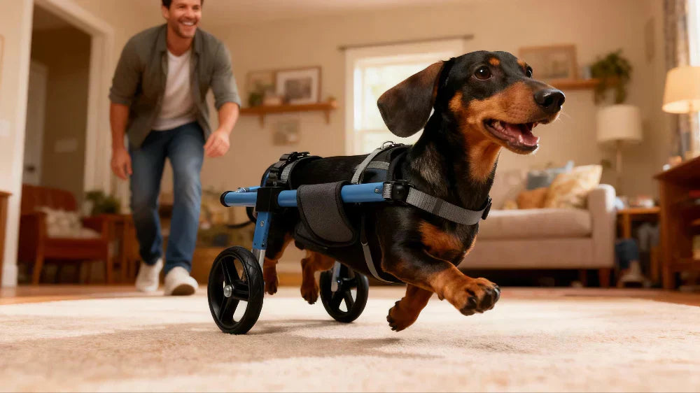 Daily Life with a Dog Wheelchair: Potty Breaks, Rest, and Play