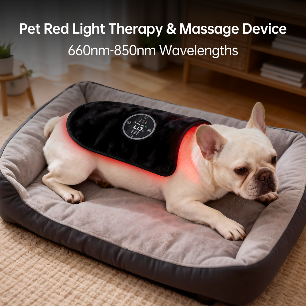 Rechargeable Pet Red Light Therapy Device - For Arthritis & Pain Relief in Dogs & Cats