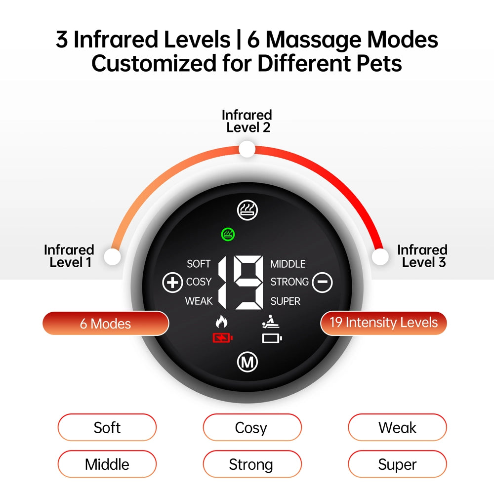 Magnetic Pet Red Light Device | Targeted Comfort & Relaxation