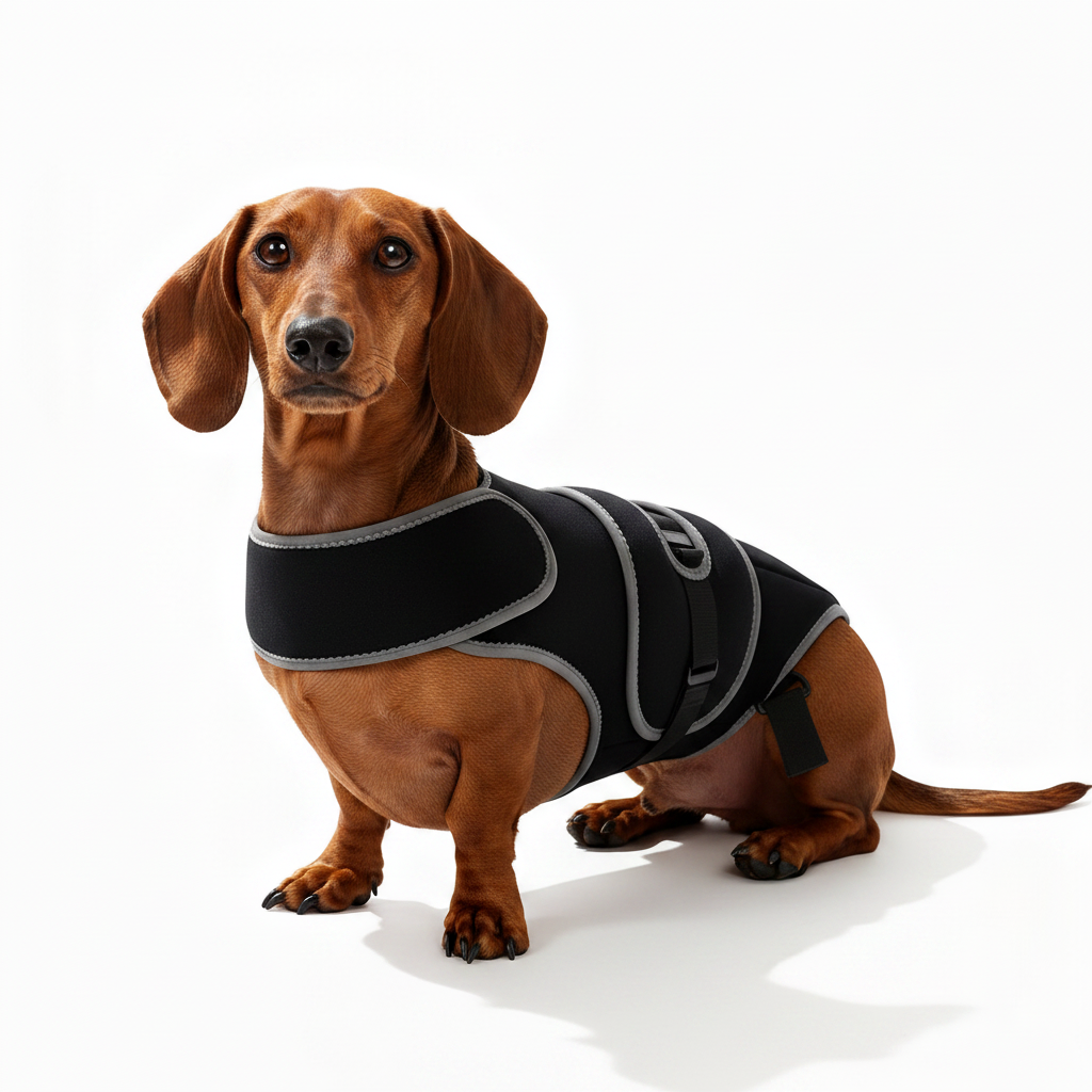 Dog Back Support Vest for Mobility & Comfort
