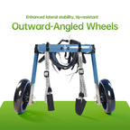 Large Foldable Dog Wheelchair for Rear & Full Body Support