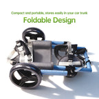 Large Foldable Dog Wheelchair for Rear & Full Body Support