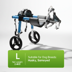 Dog Wheelchair for Hind Leg Paralysis - Adjustable Rear & Full Body Support for Disabled, Elderly & Injured Dogs