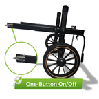 Large-Wheel Dog Wheelchair: Adjustable Hind Leg Mobility & Rehabilitation Aid