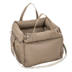 Premium Leather Dog Car Bed - Removable Washable Pet Travel Mat