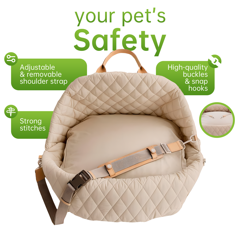 Portable Foldable Cat Carrier Bag - Lightweight Pet Handheld Crossbody Bag