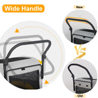 Large Dog Stroller - 4 Wheel Premium Pet Jogger Wagon, Foldable Travel Pram for Small Medium Large Dogs with Easy Walk Design