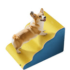 Dog Stairs for High Beds: Non-Slip Washable Steps for Small, Senior, and Disabled Pets, with Removable Cover