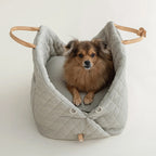 Portable Foldable Cat Carrier Bag - Lightweight Pet Handheld Crossbody Bag