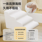 Dog Stairs for High Beds: Non-Slip Washable Steps for Small, Senior, and Disabled Pets, with Removable Cover